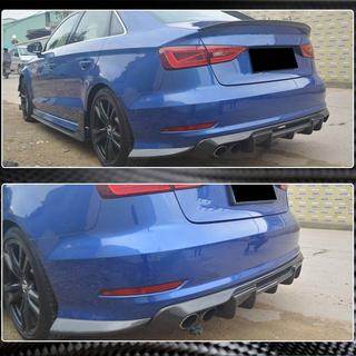 Difuzor zadního nárazníku V1 (pro S-Line Sedan 2012-2016, karbon) Audi A3 2012–2020 fotografie 3
