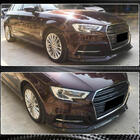 Audi A3 2012–2020 Přední lip spoiler na nárazník Lip V1 (pro S-Line 2017-2020 HB, karbon) fotografie 3