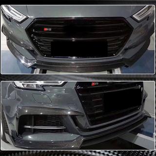 Lip spoiler předního nárazníku Lip V4 (pro S-Line Sedan 2017-2020, karbon) Audi A3 2012–2020 fotografie 4