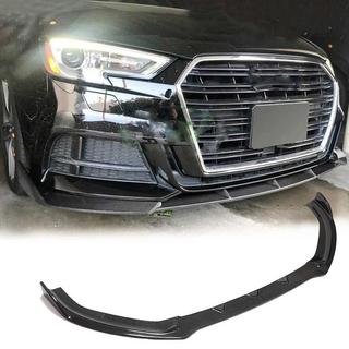 Nástavec na přední nárazník Lip V1 (pro S-Line 2017-2020 Sedan, karbon) Audi A3 2012–2020 fotografie 1