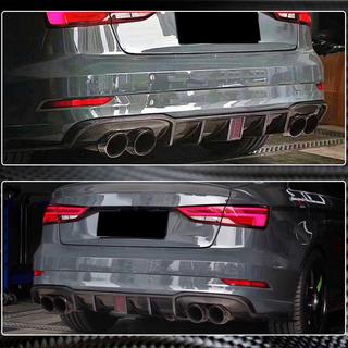 Difuzor zadního nárazníku V2 (pro S-Line Sedan 2017-2020, karbon) Audi A3 2012–2020 fotografie 4