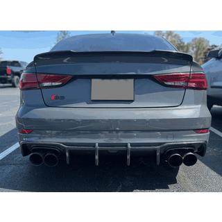Difuzor zadního nárazníku V1 (pro S-Line Sedan 2017-2020, karbon) Audi A3 2012–2020 fotografie 3