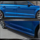 Audi A3 2012–2020 Boční prahy V2 (pro S-Line Sedan, karbon) fotografie 3