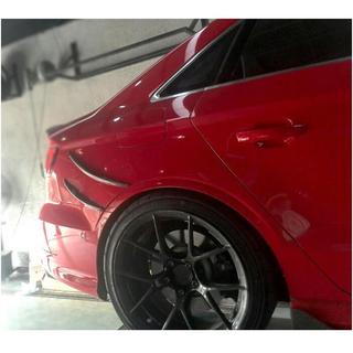 Nástavce na zadní nárazník (pro S-Line Sedan 2012-2016, karbon) Audi A3 2012–2020 fotografie 2