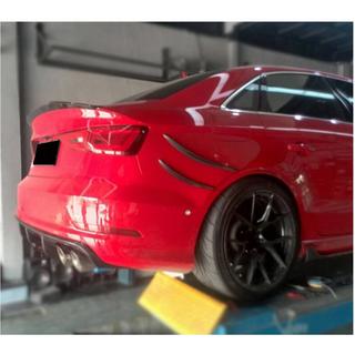 Nástavce na zadní nárazník (pro S-Line Sedan 2012-2016, karbon) Audi A3 2012–2020 fotografie 3