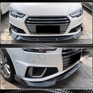 Přední lip spoiler na nárazník Lip V1 (pro S-Line Sedan 2015-2019, karbon) fotografie 3