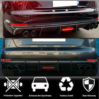Difuzor zadního nárazníku V1 (pro S-Line Sedan 2015-2019, karbon) fotografie 2