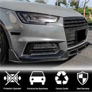 Nástavec předního nárazníku Lip V2 (pro S-Line Sedan 2015-2019, karbon) fotografie 3