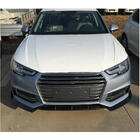 Audi A4 B9 2015–2024 Lip spoiler předního nárazníku Lip V5 (pro S-Line Sedan 2015-2019, karbon) fotografie 4