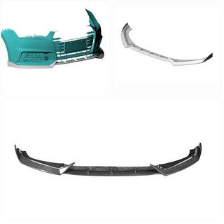 Lip spoiler předního nárazníku Lip V5 (pro S-Line Sedan 2015-2019, karbon) fotografie 2
