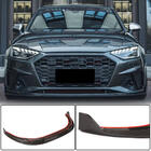 Audi A4 B9 2015–2024 Přední lip spoiler na nárazník Lip V1 (pro S-Line Sedan 2019-2024, karbon) fotografie 1