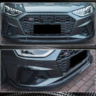 Audi A4 B9 2015–2024 Přední lip spoiler na nárazník Lip V1 (pro S-Line Sedan 2019-2024, karbon) fotografie 4
