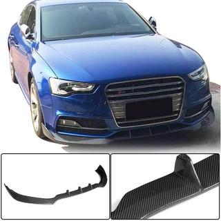 Lip spoiler na přední nárazník Lip V3 (pro S-Line 2012-2015, karbon) Audi A5 2007–2015 fotografie 1