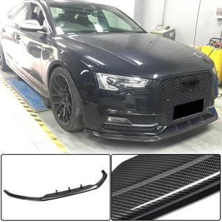 Přední lip spoiler Lip V4 (pro S-Line 2012-2015, karbon) Audi A5 2007–2015 fotografie 1