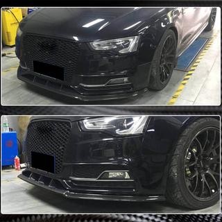 Přední lip spoiler Lip V4 (pro S-Line 2012-2015, karbon) Audi A5 2007–2015 fotografie 4