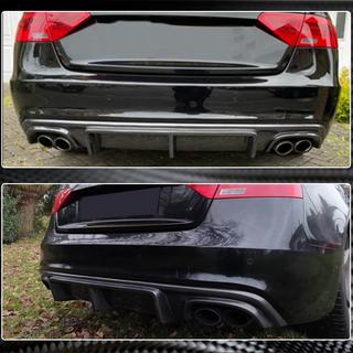Difuzor zadního nárazníku V3 (pro S-Line 2012-2015, karbon) Audi A5 2007–2015 fotografie 4