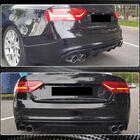 Audi A5 2007–2015 Difuzor zadního nárazníku V2 (pro S-Line 2012-2015, karbon) fotografie 4