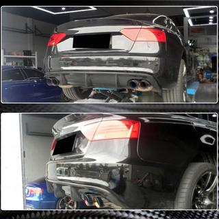 Difuzor zadního nárazníku V1 (pro S-Line 2012-2015, karbon) Audi A5 2007–2015 fotografie 3