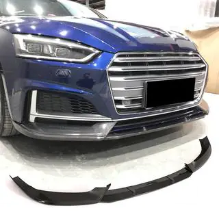 Lip spoiler předního nárazníku (pro S-Line kupé/kabriolet 2016-2020, karbon) fotografie 1