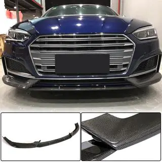 Lip spoiler předního nárazníku (pro S-Line kupé/kabriolet 2016-2020, karbon) fotografie 2