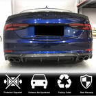 Audi A5 2016–2025 Difuzor zadního nárazníku (pro S-Line 2016-2020, plast) fotografie 4