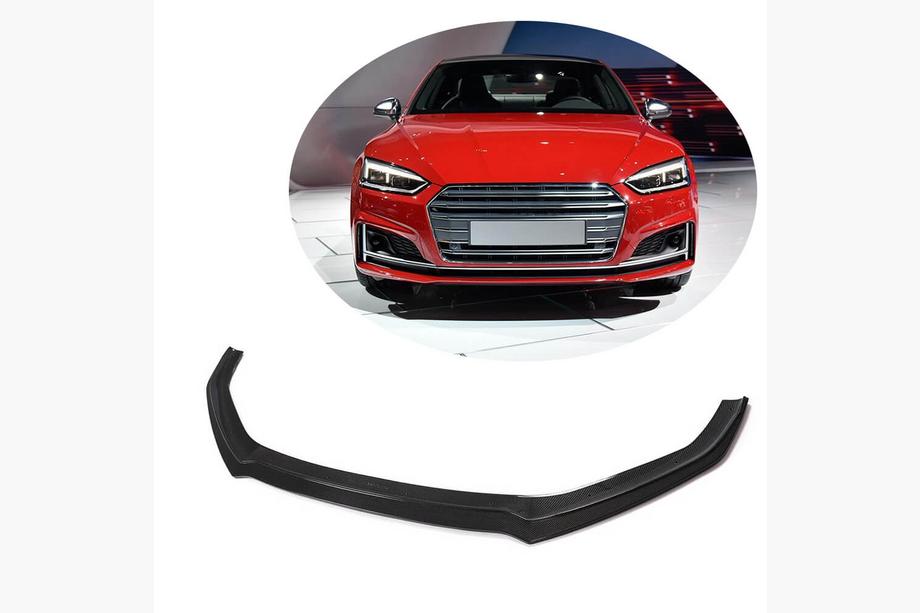 Audi A5 2016–2025 Přední spoiler lip V1 na nárazník (pro S-Line 2016-2020, karbon) Image
