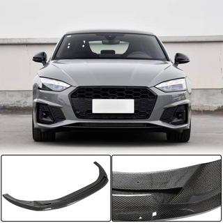 Přední lip spoiler Lip V3 (pro S-Line 2021-2025, karbon) Audi A5 2016–2025 fotografie 1