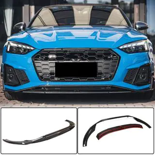 Lip spoiler předního nárazníku Lip V1 (pro S-Line 2021-2025, karbon) fotografie 1