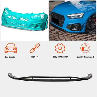 Lip spoiler předního nárazníku Lip V1 (pro S-Line 2021-2025, karbon) fotografie 2