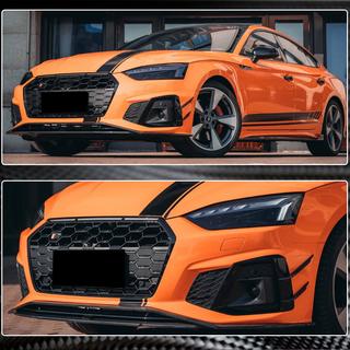 Lip spoiler předního nárazníku Lip V1 (pro S-Line 2021-2025, karbon) fotografie 4