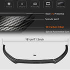 Audi A6 C7 2011–2017 Lip spoiler na přední nárazník Carbon V3 (pro S-Line 2014-2018) fotografie 5