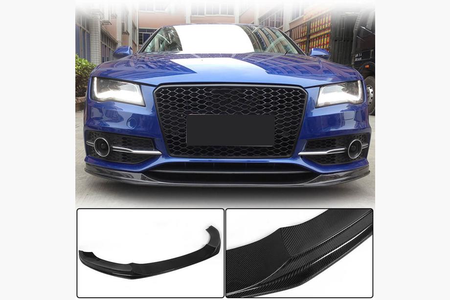 Audi A7 2010–2018 Přední lip spoiler na nárazník Lip V2 (pro S-Line 2010-2014, karbon) Image