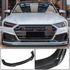 Audi A7 2018– Přední lip spoiler na nárazník (pro S-Line 2018-2022, ABS) fotografie 1