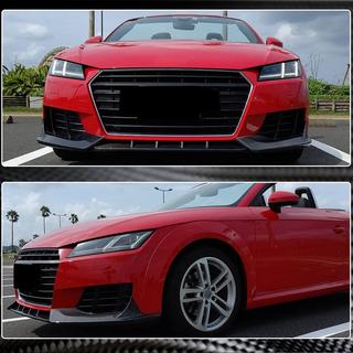 Přední nárazníkový lip spoiler Lip V2 (pro Base, 2014-2019, karbon) Audi TT 2014–2023 fotografie 4