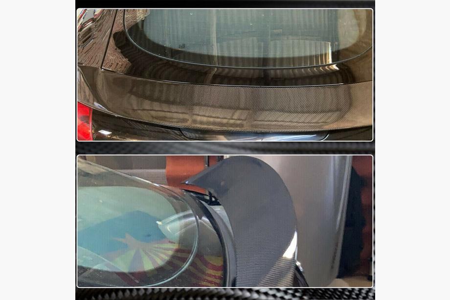 Audi TT 2006–2014 Spoiler V1 (karbon) Fotografie 4