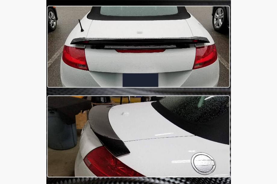 Audi TT 2006–2014 Spoiler V1 (karbon) Fotografie 5