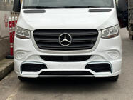 Mercedes Sprinter W907/W910 2018– Lip spoiler předního nárazníku V2 (k lakování) fotografie 1
