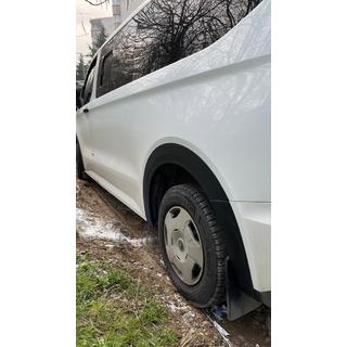 Široké lemy blatníků (4 ks, černé) fotografie 1