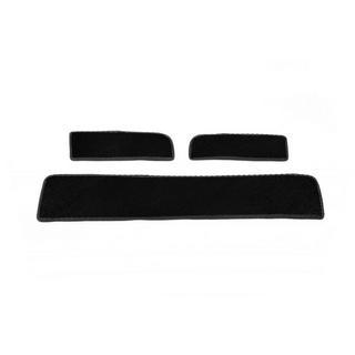 Textilní prémiové koberečky na prahy (3 ks, černé) fotografie 1