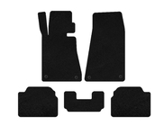 BMW řady 5 E34 1988–1995 Textilní autokoberce Premium (SD, černé) fotografie 1
