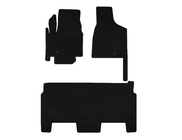Dodge Grand Caravan V 2008–2020 Textilní koberce do interiéru Premium (2008-2020, 2 řady, 8místný / výbava SXT, černé) fotografie 1