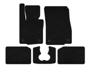 Mini Cooper F55/56/57 2014–2023 Textilní koberce do interiéru Premium (pro S F55, 5dveřový, černé) fotografie 1