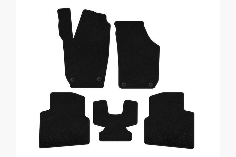 Skoda Roomster 2006–2015 Textilní autokoberce Premium (černé) Image