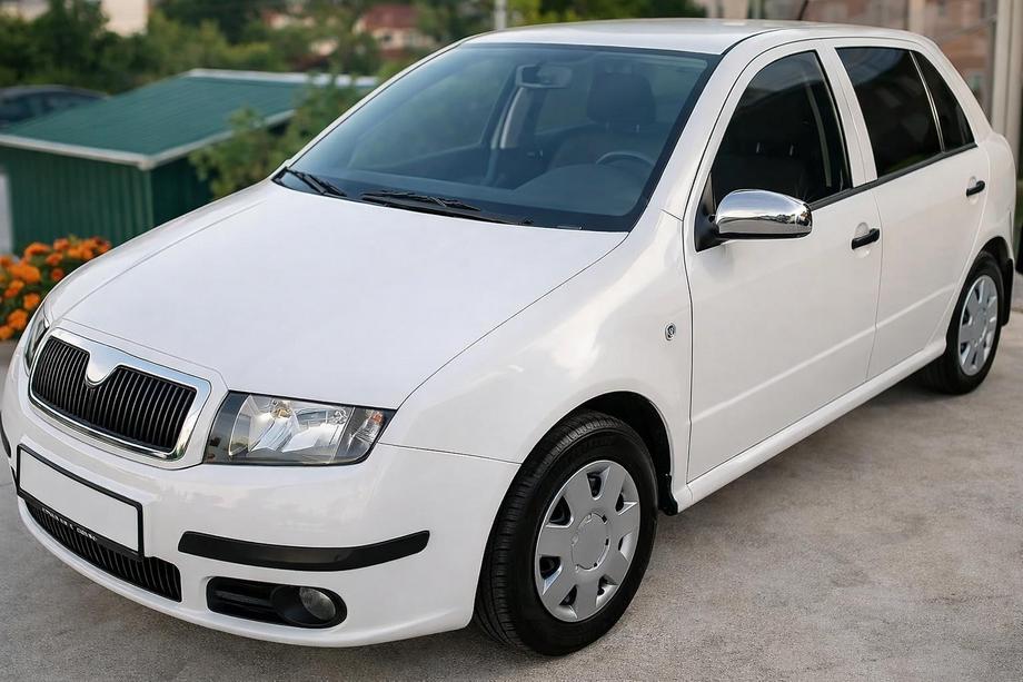 Skoda Fabia 2000–2007 Chromové kryty zrcátek 2006↗ (2 ks, nerez) Image
