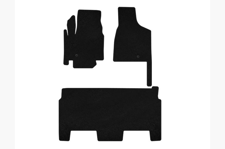 Dodge Grand Caravan V 2008–2020 Textilní koberečky Classic (2008-2020, 2 řady, 8místné/pro výbavu SXT, černé) Image