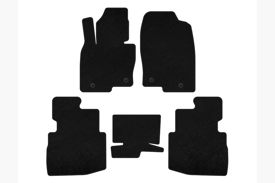 Mazda CX-9 2017– Textilní koberečky Classic (2 řady, 7místné, černé) Image