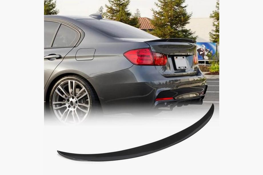 BMW řada 3 F30/F31 2012–2019 Spoiler víka kufru, černý lesklý ABS (SD) Image