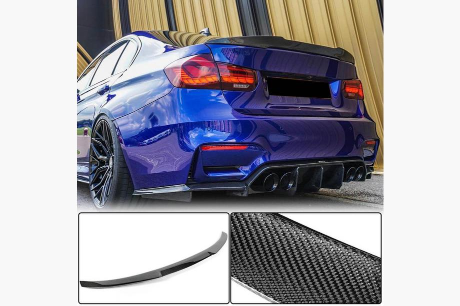 BMW řada 3 F30/F31 2012–2019 Spoiler M4-Style V3 (pro F30/F80, karbon) Fotografie 2