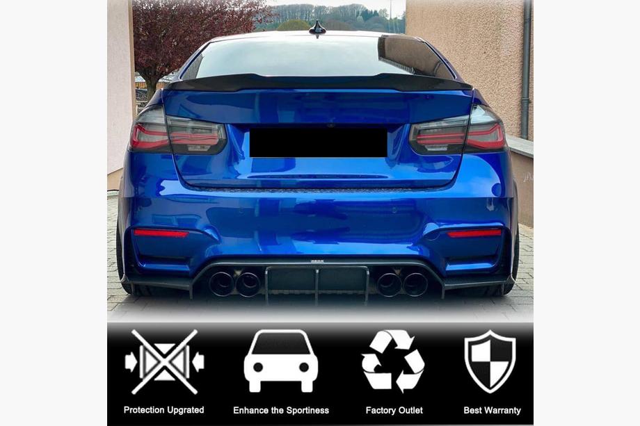 BMW řada 3 F30/F31 2012–2019 Spoiler M4-Style V3 (pro F30/F80, karbon) Fotografie 4