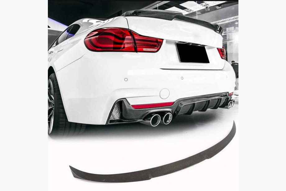 BMW řada 4 F32/F33/F36 2012–2020 Karbonový spoiler víka kufru V8 (pro F36) Fotografie 2